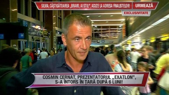Cosmin Cernat s-a intors ultimul de la Exatlon, la trei saptamani dupa restul concurentilor! Ce marturisiri a facut la aeroport
