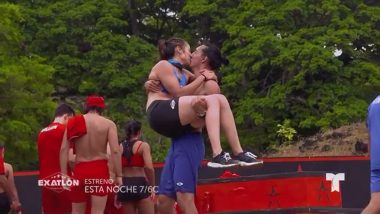 Asta nu s-a mai intamplat in istoria Exatlon! Doi atleti s-au sarutat patimas chiar pe traseu! Cine sunt cei doi Razboinici