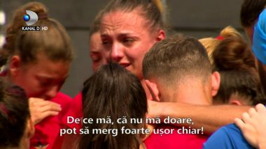 Diana Pivniceru a parasit in lacrimi Exatlon Romania: ”Chiar nu ma doare piciorul”