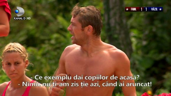 Nu a mai rezistat si a rabufnit! S-au aruncat cuvinte grele pe teren: ”Ca parinte dai exemple din astea…”